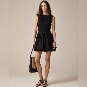 J. Crew Black Mini Dress